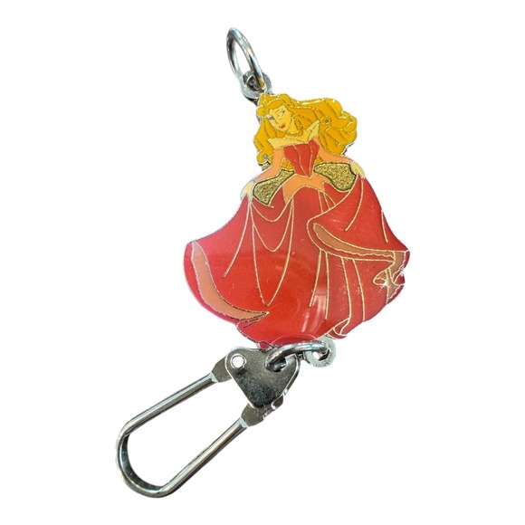 Vintage Disney Sleeping Beauty‎ Aurora Ring and Bag Clip Set Princess - Picture 3 of 6